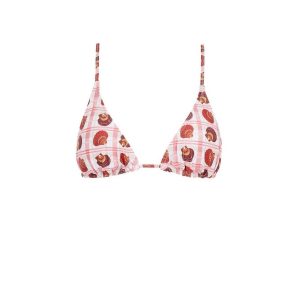 Gabriela Bikini Top in Koralle Muscheln