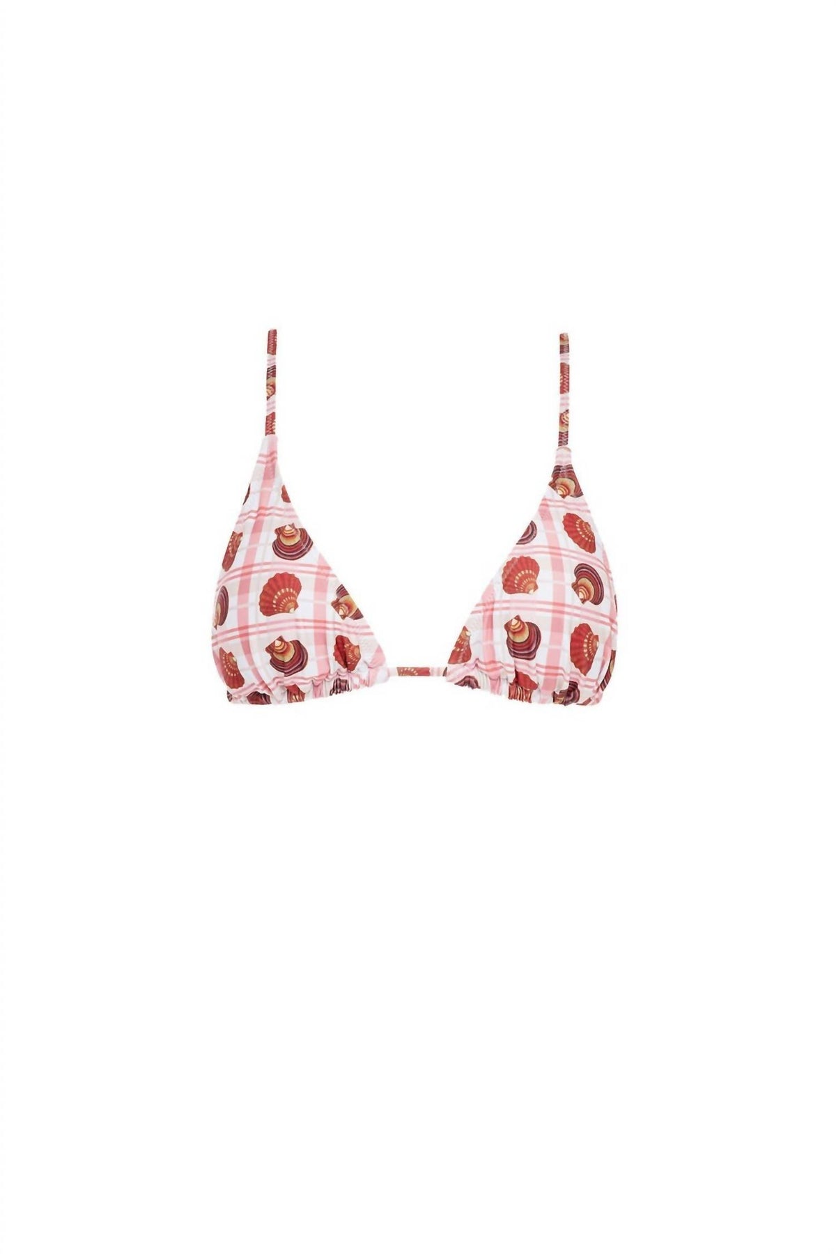 Gabriela Bikini Top in Koralle Muscheln