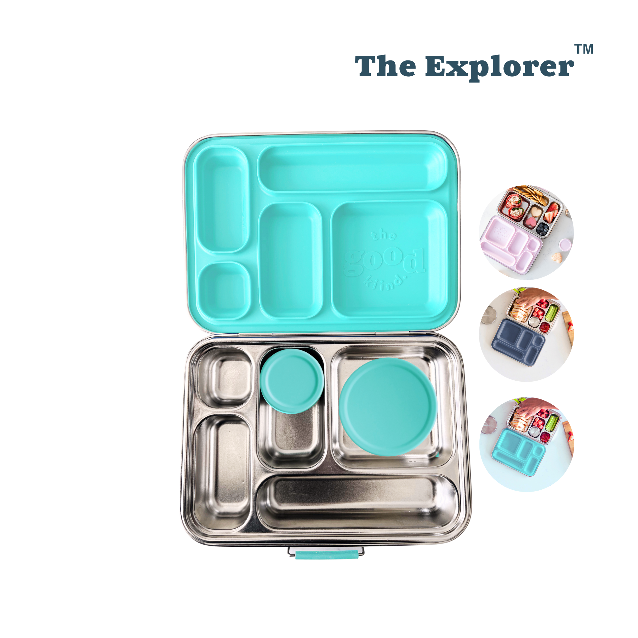Die gute Kiind Edelstahl Die ExplorerTM Bento Lunchbox