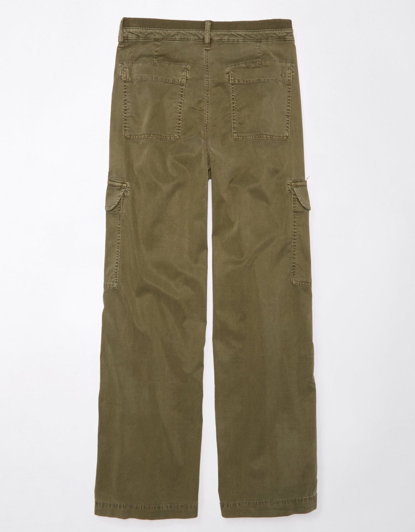 AE Stretch Curvy Super High-Waisted Baggy Cargohose mit breitem Bein