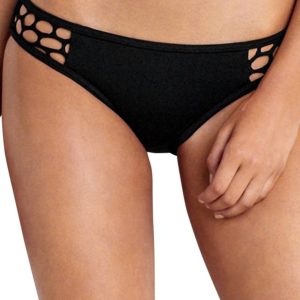 Hipster Bikini Bottom im Meer Schwarz