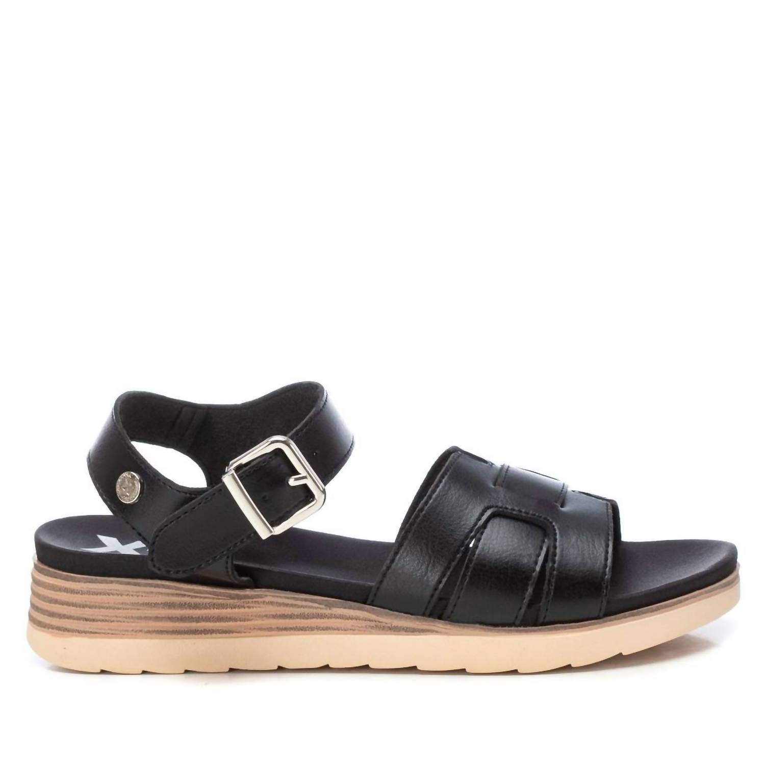 Damen Sandalen in Schwarz – Keilsandalen