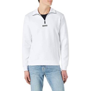 Sweat 1 Half Zip Sweatshirt in weiß