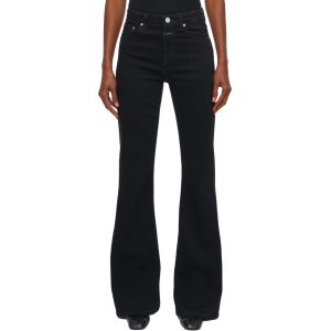 Rawlin Flare Leg Jeans in dunkelgrau 7676775825468