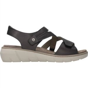 Damen, ikaria sandal in inox biocare 7766656516156
