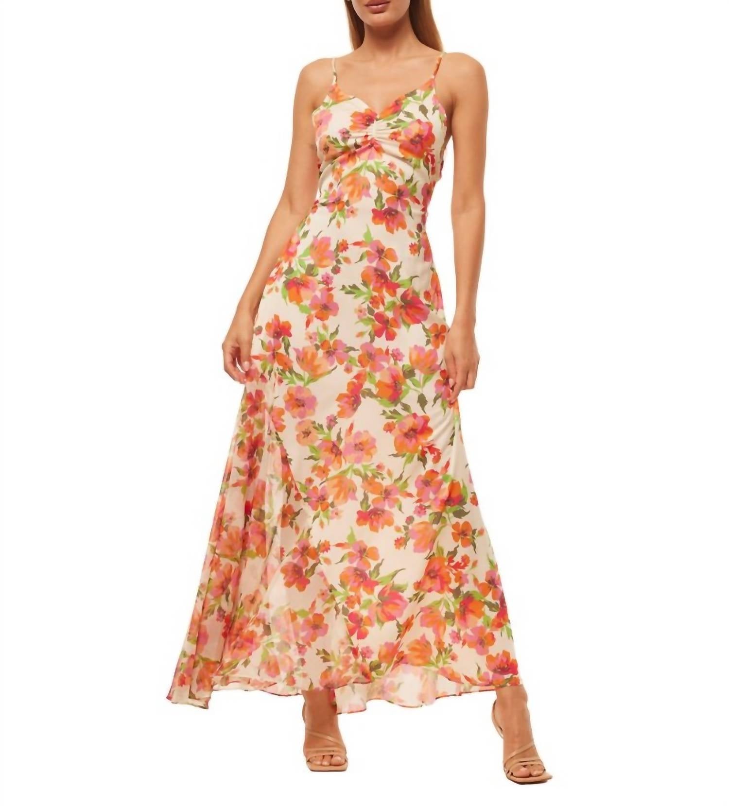 Negine Kleid in Palmarei Blooms Mischung