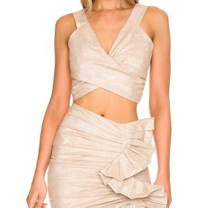 Chelsea Top in Champagne Metallic 7703532601404