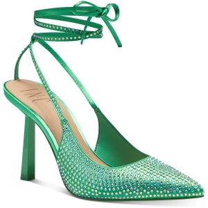 Sandaze Rhinestone Pointed Toe Slingback Absatz