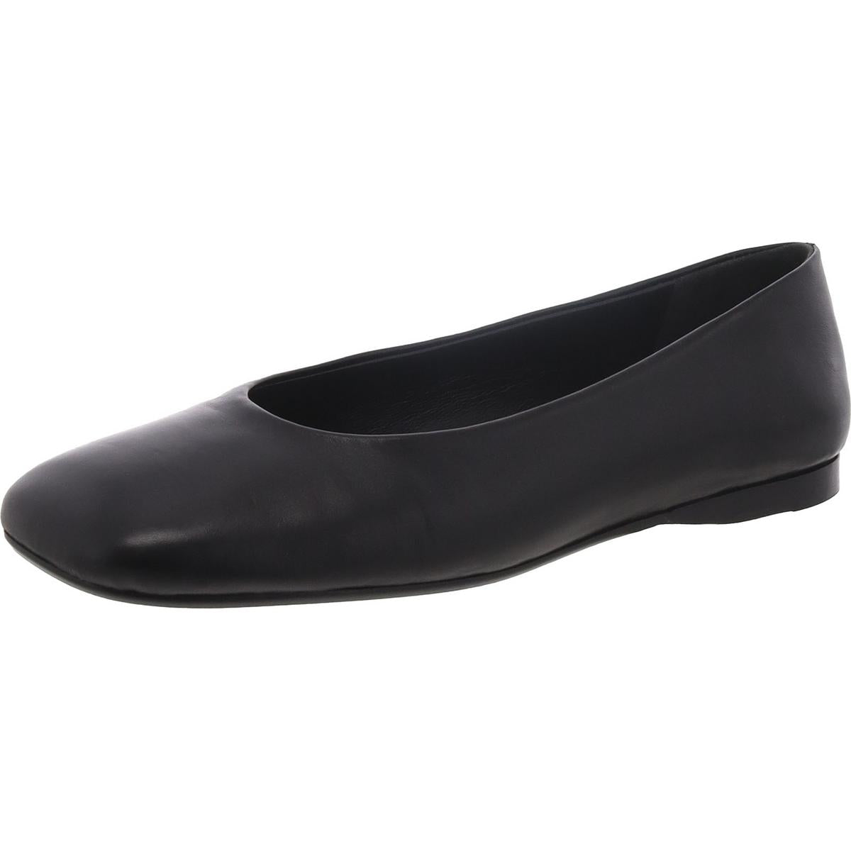 Schwarze Leder Pumps von Leah Solid