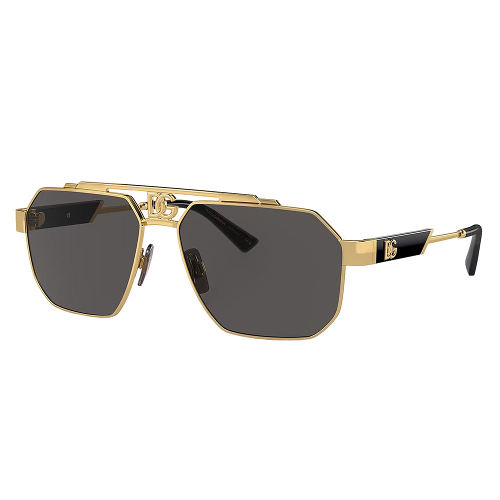 Dolce & Gabbana DG 2294 02/87 59mm Unisex Aviator Sonnenbrille