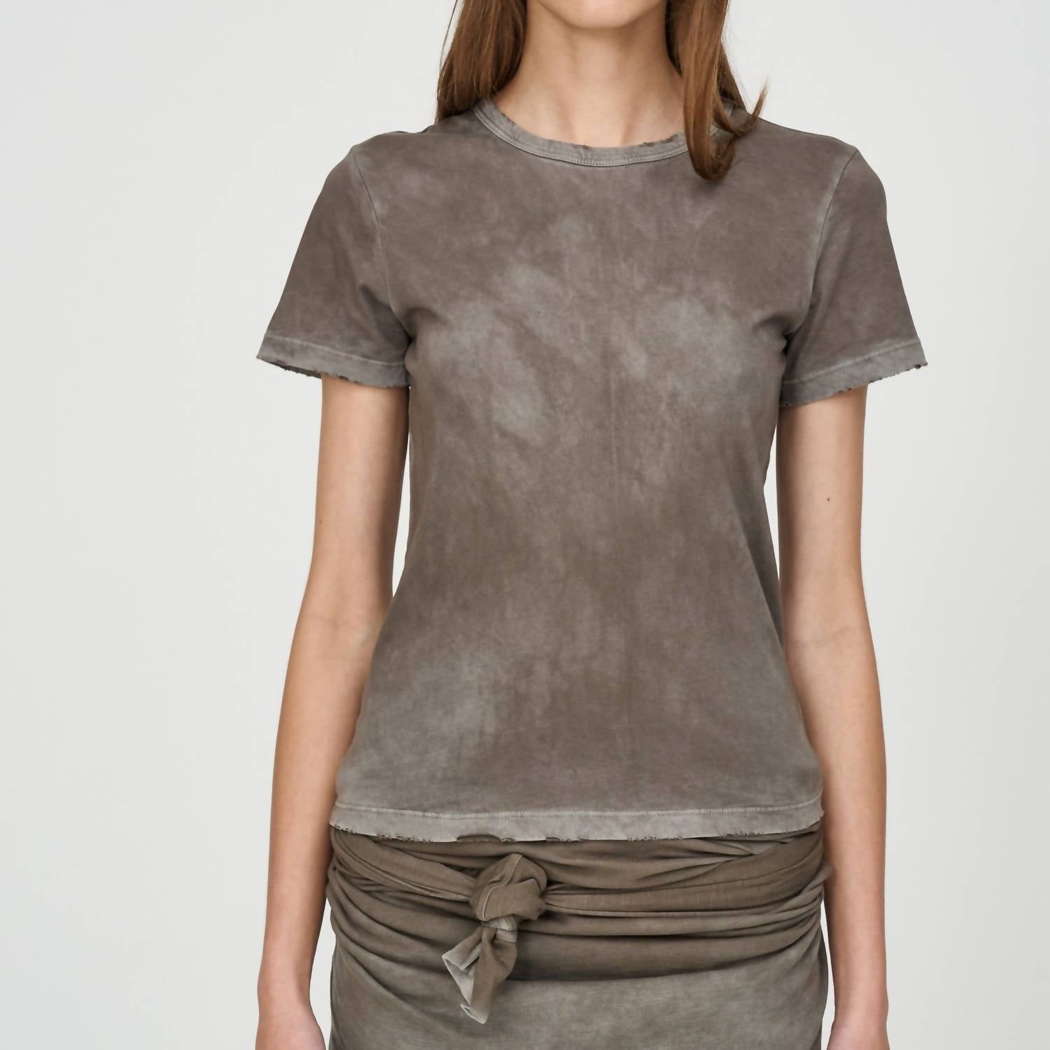 Standard T-Shirt im Vintage Taupe