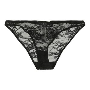 Bikini-Unterwäsche mit Blumenspitze