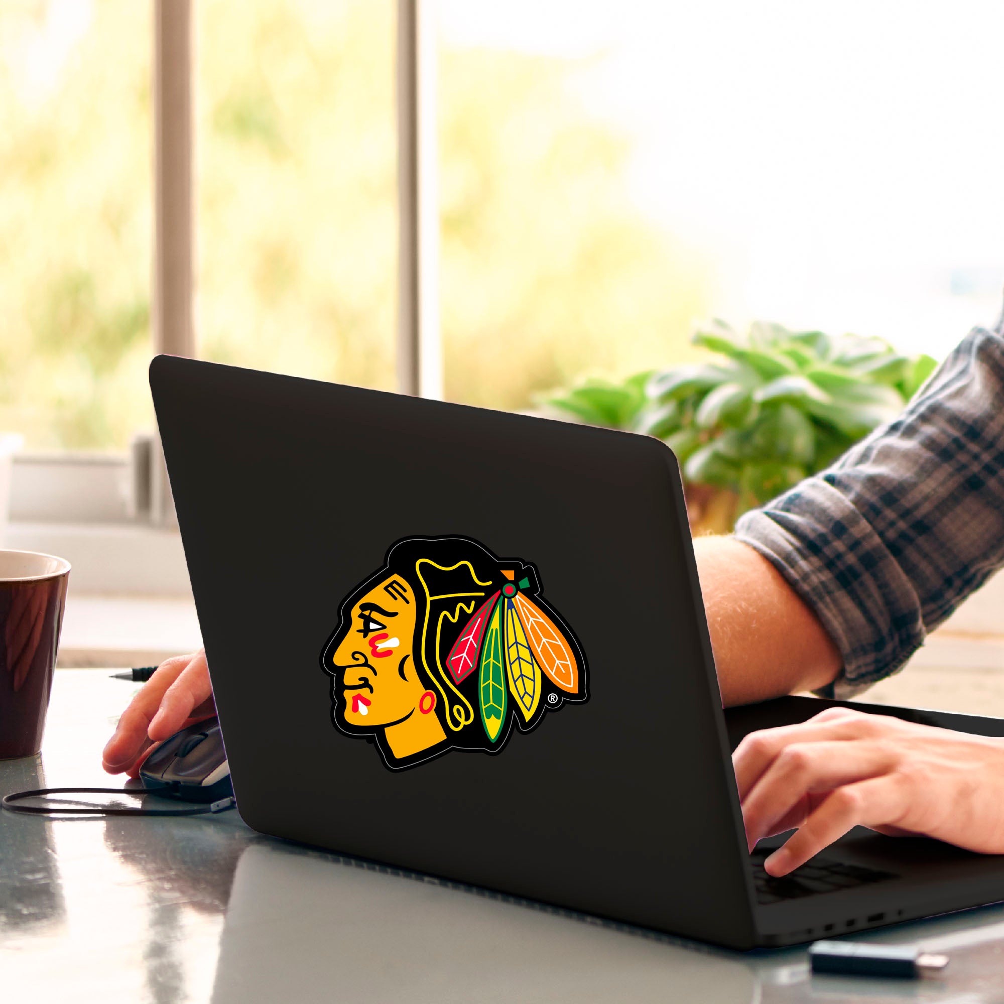 Fanmats Chicago Blackhawks Matte Aufkleber