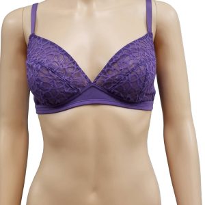 Lace Underwire Bra in Lila