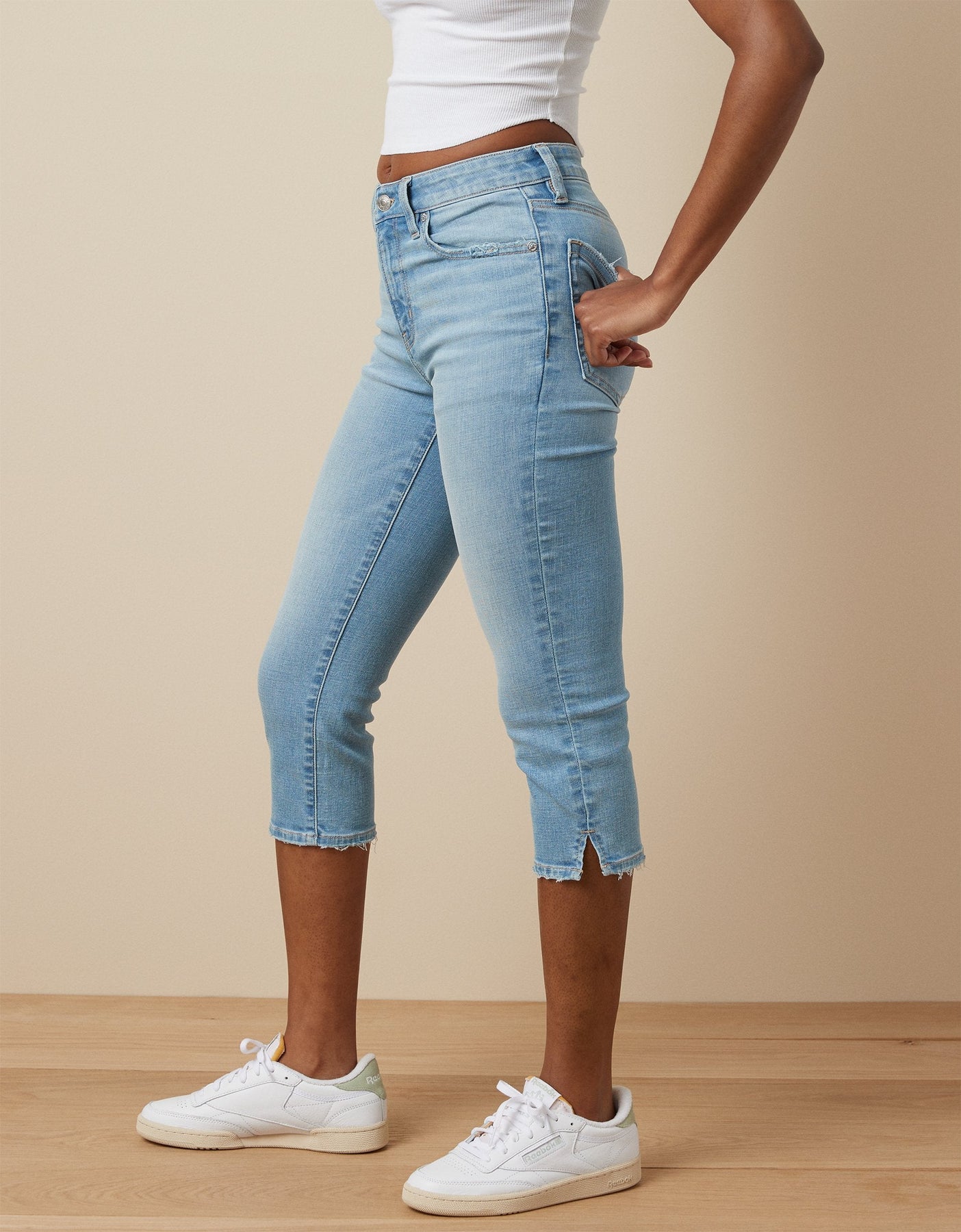 AE Next Level Capri Jean mit hohem Bund