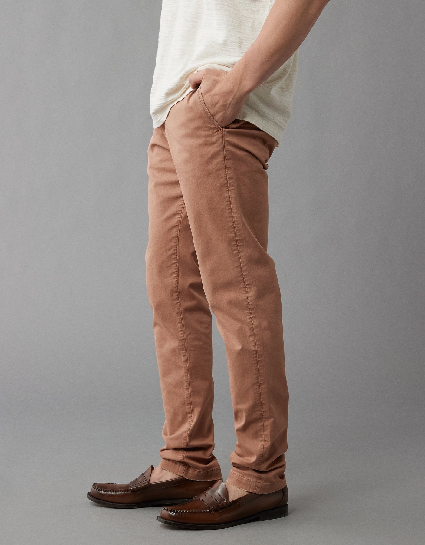 AE Flex schlanke Wohn-in Khaki Hose 7678397251644