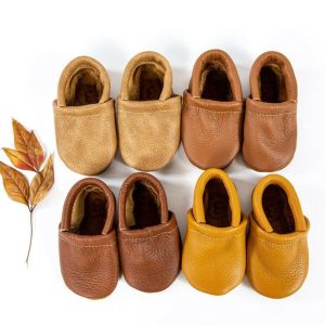 Sahara, Sienna, Kastanie, Honig Loafer Lederschuhe Baby und Kleinkind