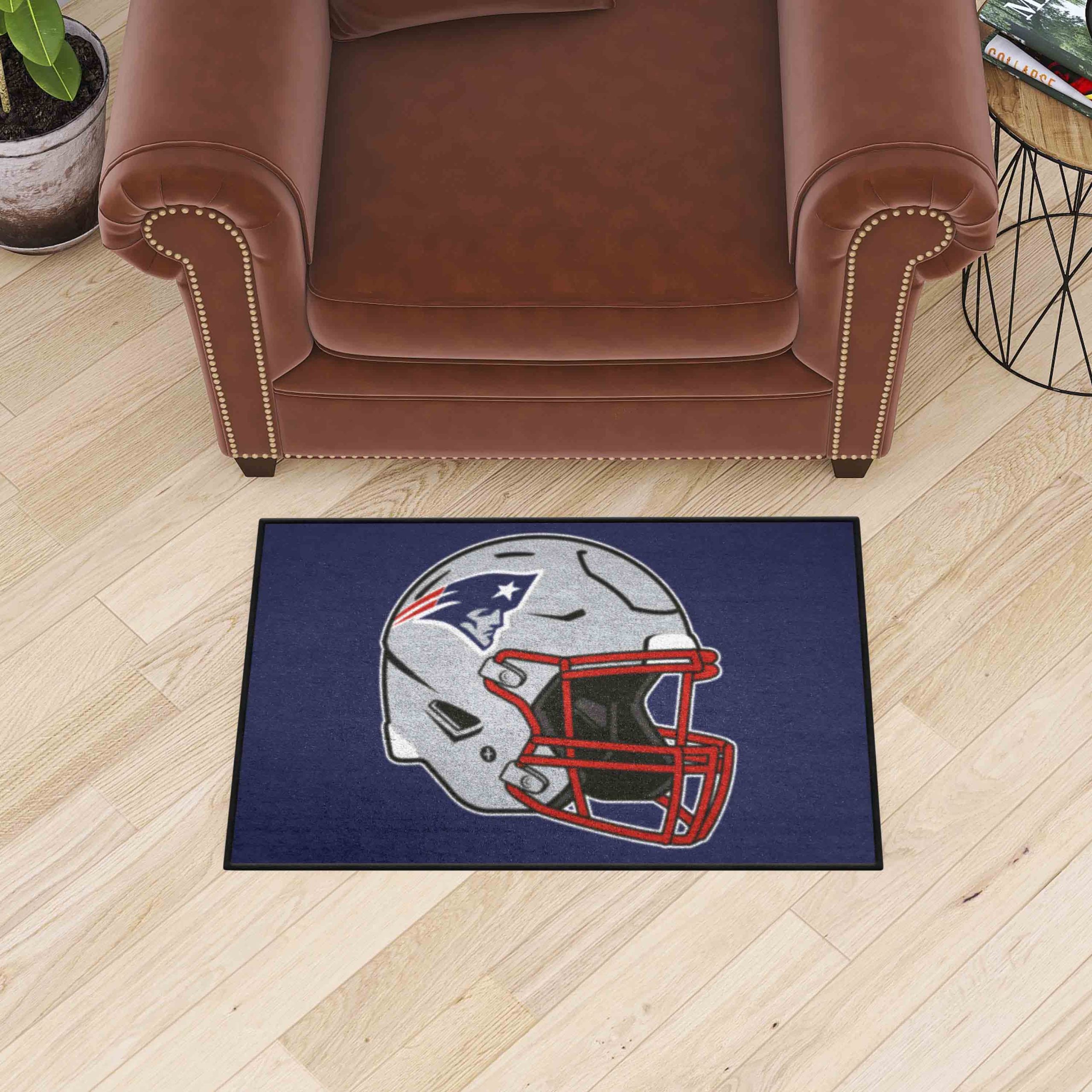 Fanmats New England Patriots Starter Matte Akzent Teppich – 19′′ x 30′′, Helm Logo
