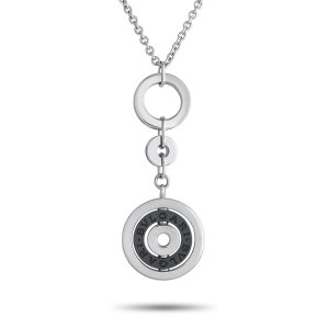 Bvlgari Astrale Cerchi 18 Karat Weißgold Halskette BV08 -030724