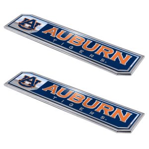 Fanmats Auburn Tigers 2 Stück Heavy Duty Aluminium geprägt LKW Emblem Set