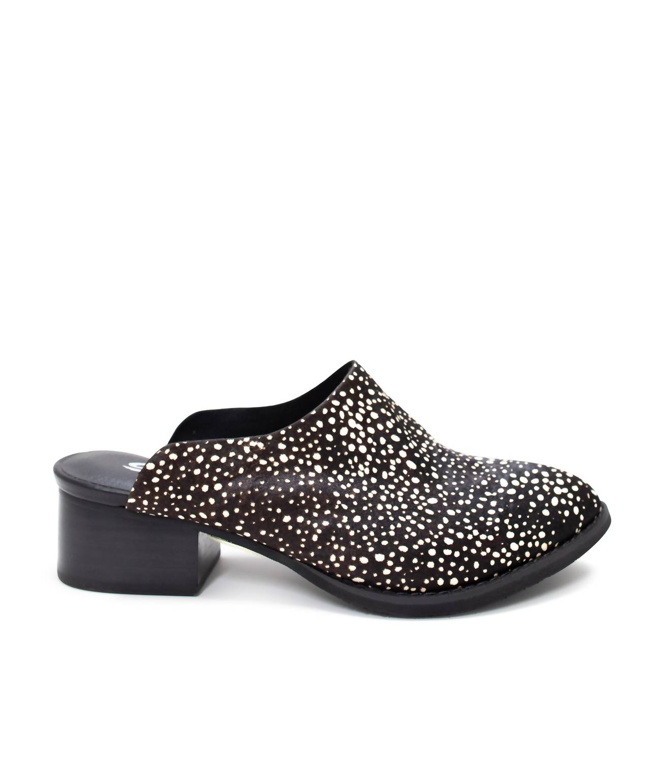 Damen Damsel Hide Mules in Schwarz