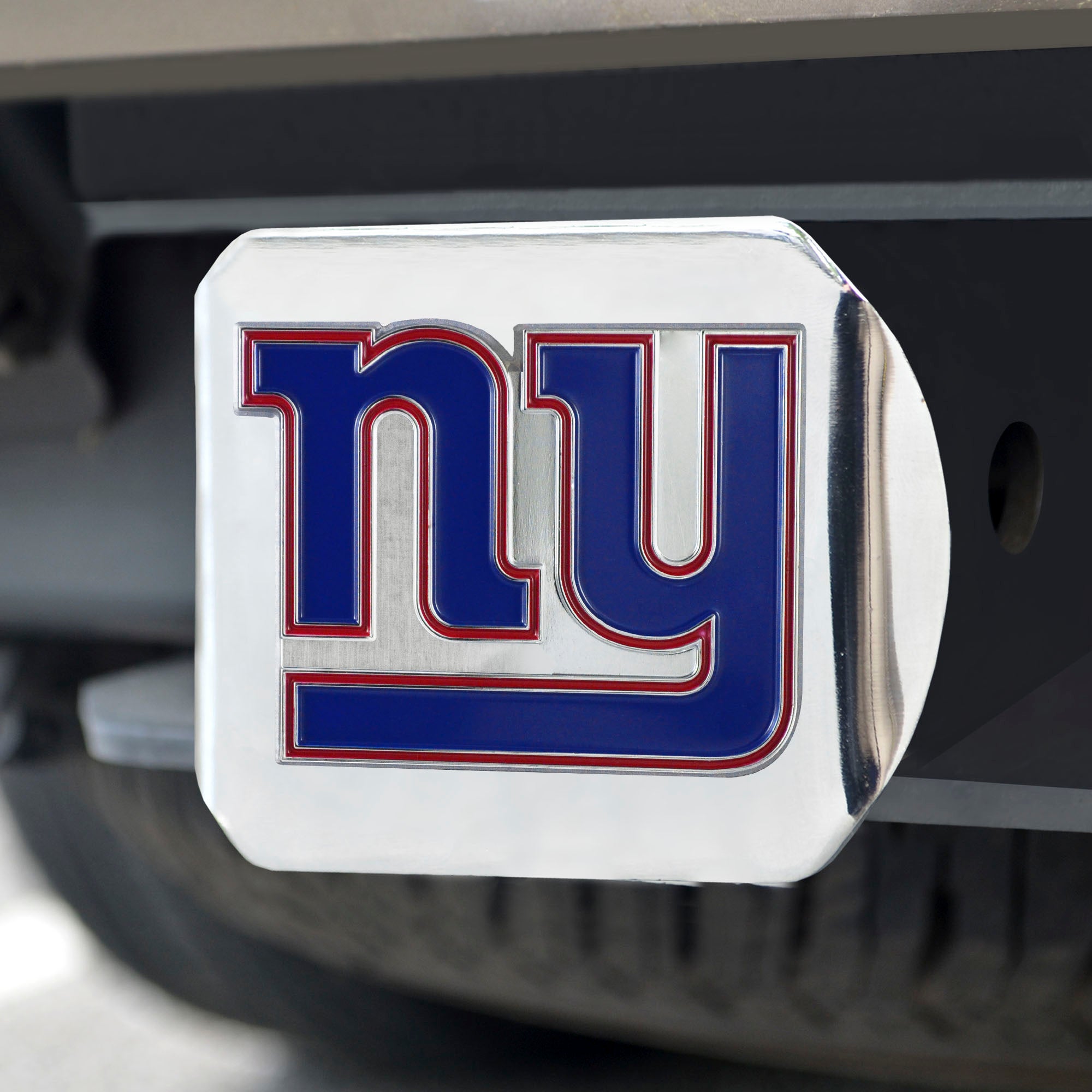 Fanmats Hinzufügen Hinzugefügt New York Giants Hitch Cover – 3D-Farbe Emblem