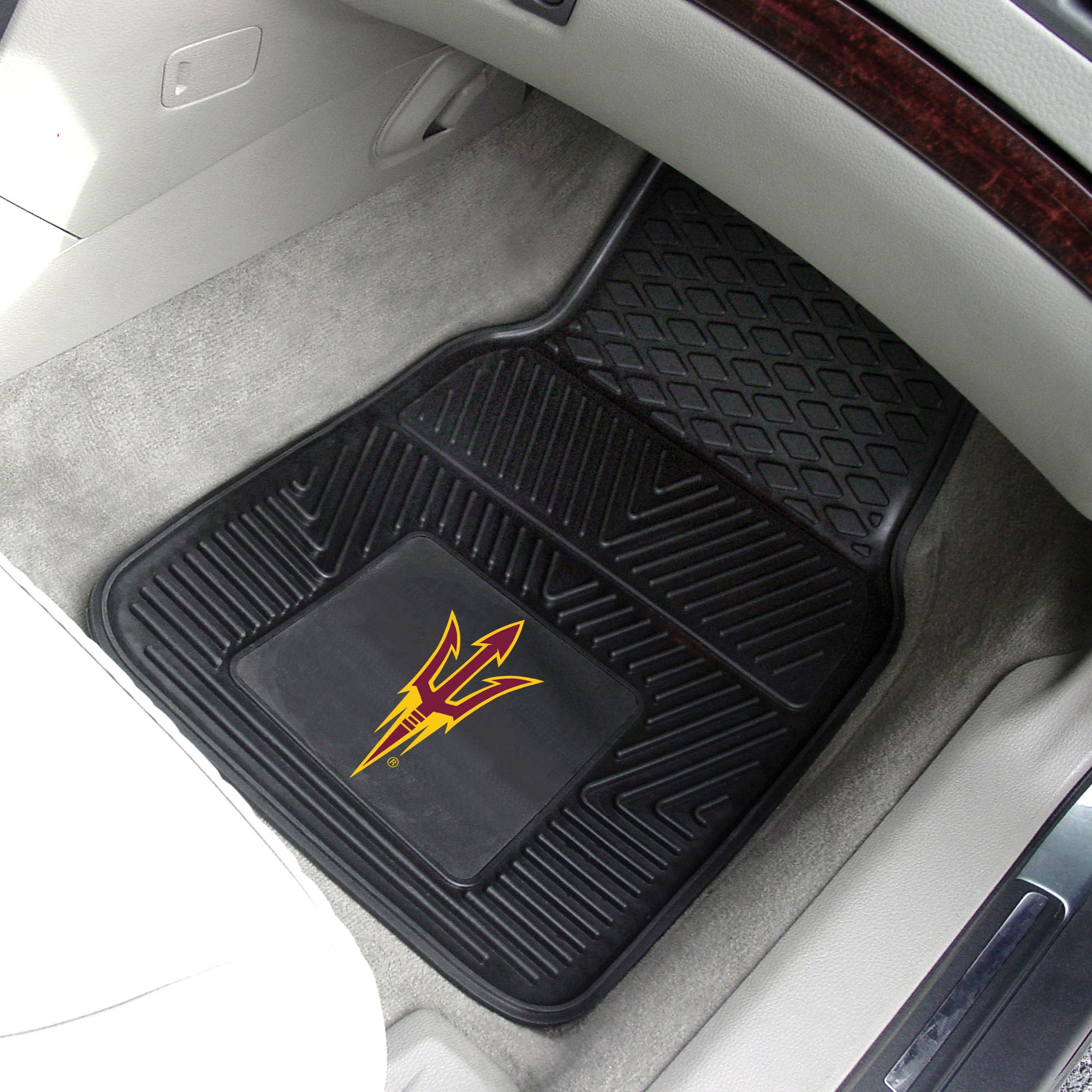 Fanmats Arizona State Sun Devils Heavy Duty Auto Matte Set – 2 Stück