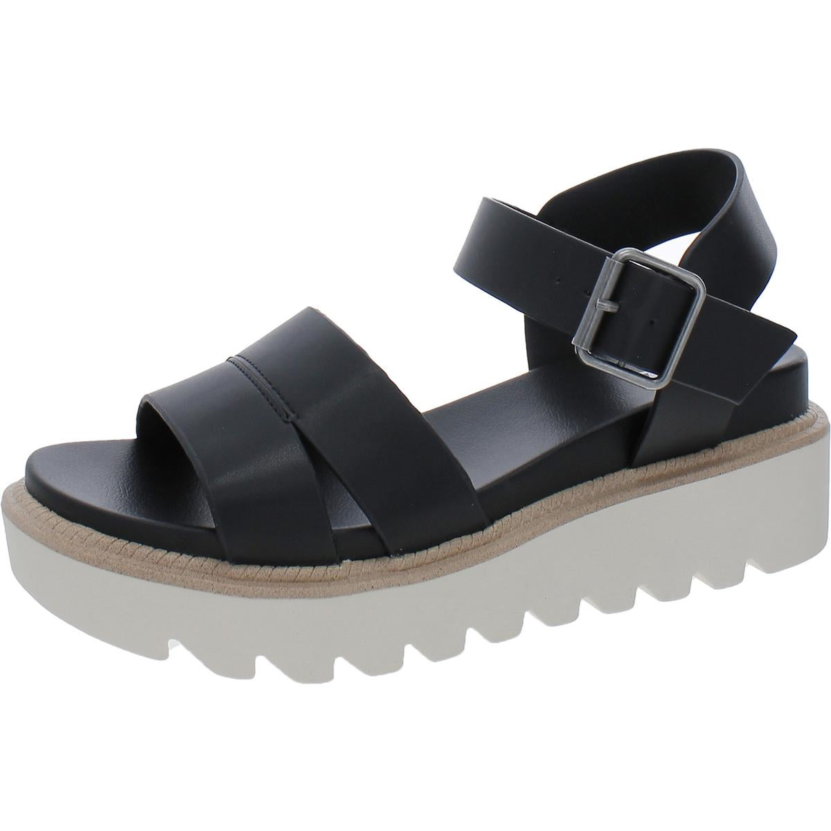 Lässige Jovie Imitat Sandalen aus Leder