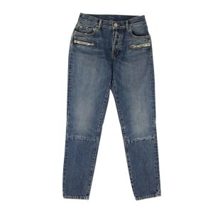 Unravel Project Zipped Jeanshose – blau