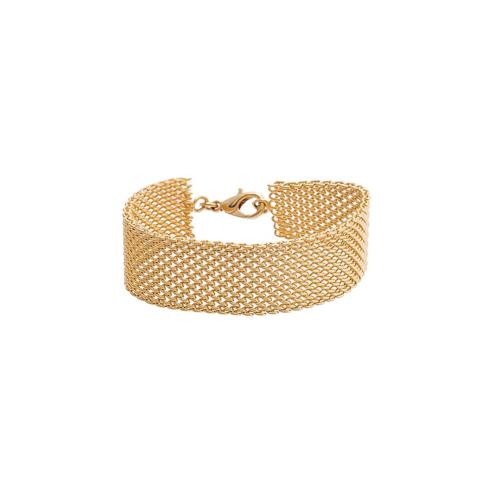 Breite Mesh Kette Armband