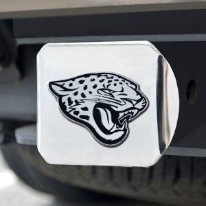 Fanmats jacksonville jaguars Chrom Metall Anhänglichkeit Abdeckung mit Chrom Metall 3D Emblem