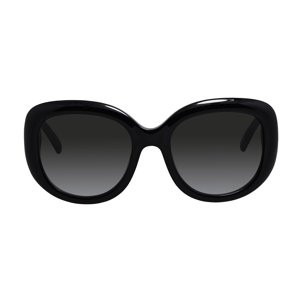 Salvatore Ferragamo SF 727S 001 53mm Damen Runde Sonnenbrille