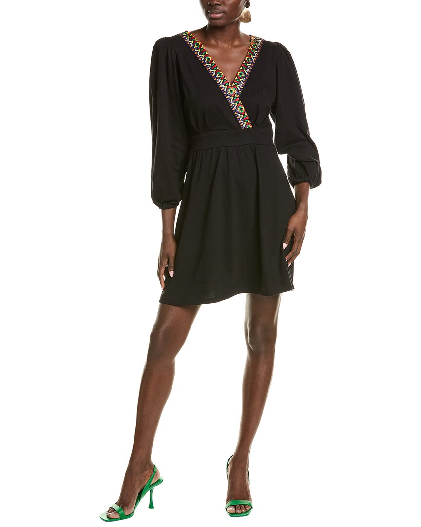 Garrie B Minikleid mit V-Ausschnitt