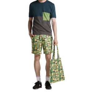 Herren Cantaloupes Druckshorts in grün 7803886993468