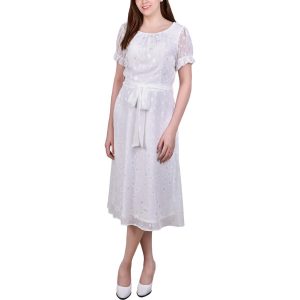 Petites Knielanges Midikleid aus Chiffon