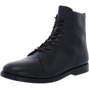 Cooper Leder runde Zehen Stiefeletten