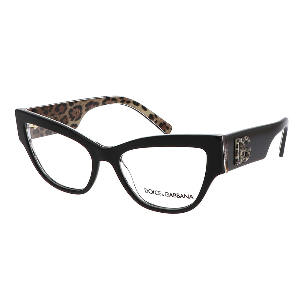Dolce & Gabbana DG 3378 3299 53mm Damen Cat-Eye Brille 53mm