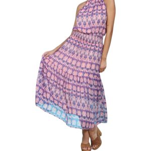 Chiffon Halter Maxikleid in Frankreich 7703582375996