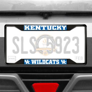 Fanmats Kentucky Wildcats Metal License Plate Frame Schwarzer Abgang