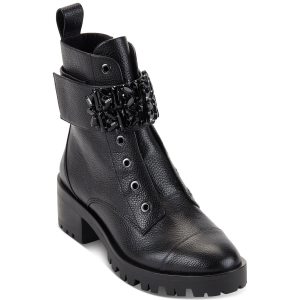 Pippa Schuhschuhe aus gemasertem Leder