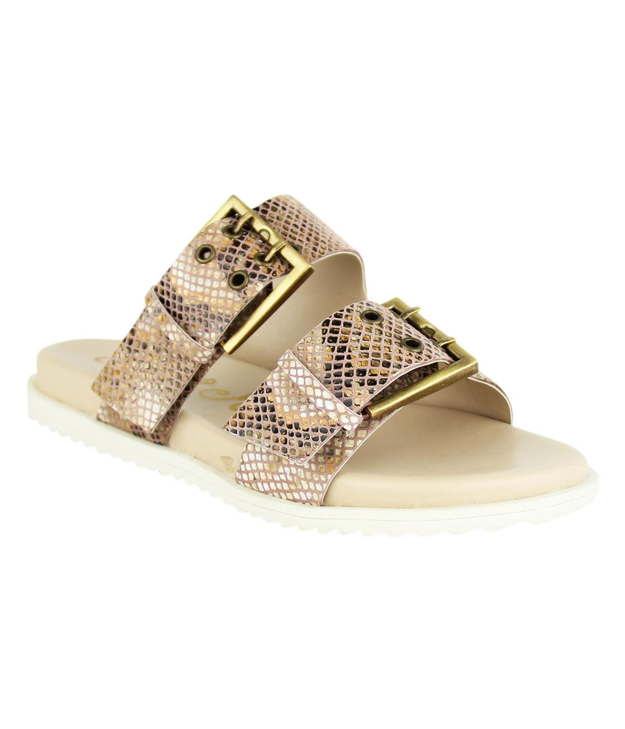 Damen Hey Pony Sandalen in Altrosa