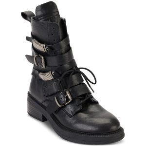 Ita Leder strappy Stiefeletten