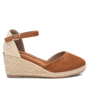 Damen Keil Sandalen in Kamel 7703555244092