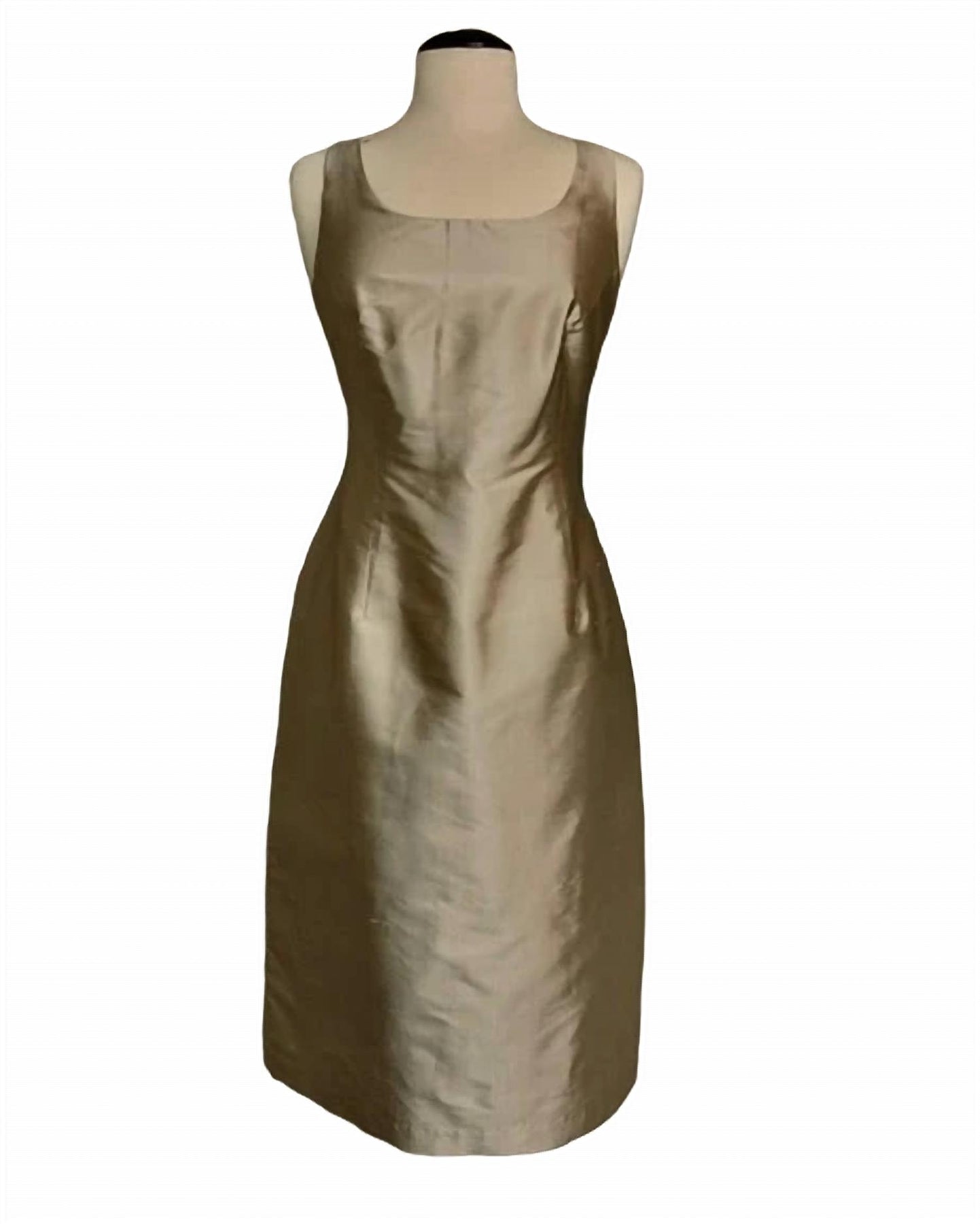 Audrey Kleid in Creme / Hellbraun