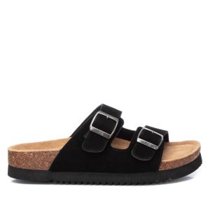 Damen flache Sandalen in schwarz 7703563960380