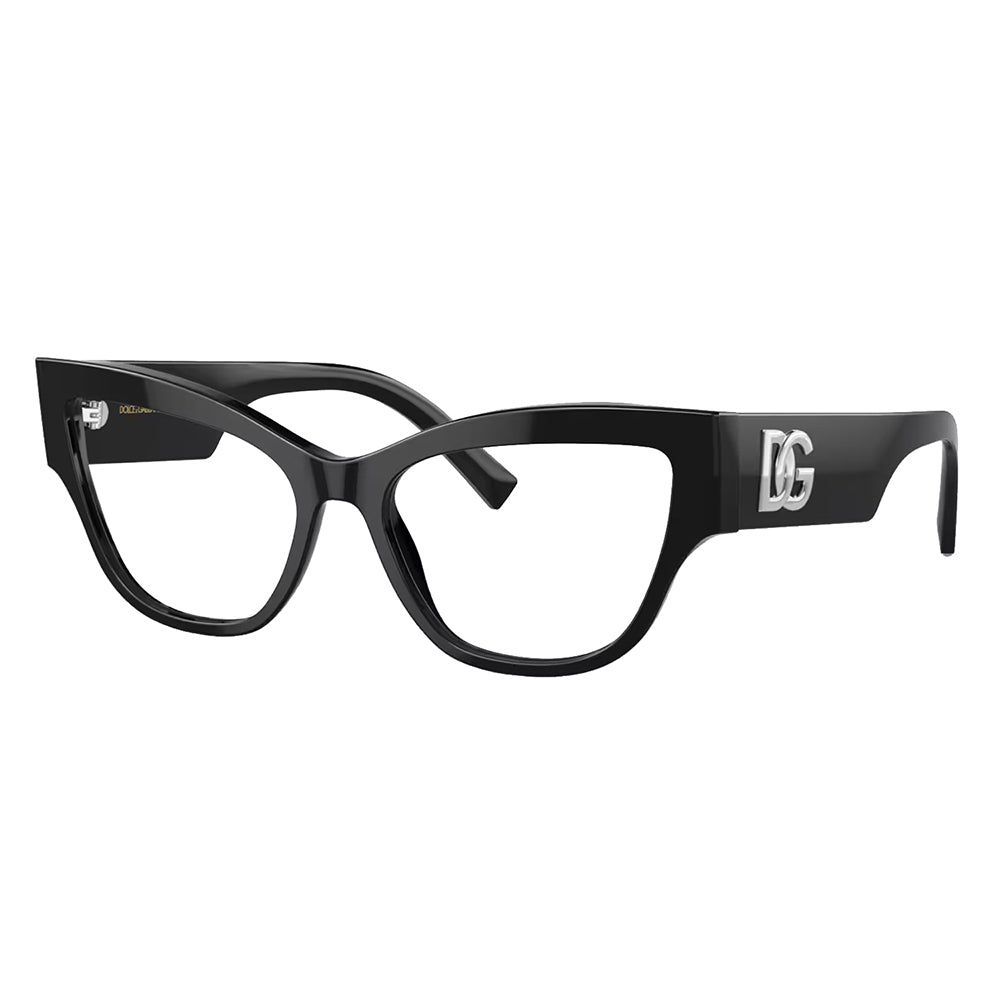Dolce & Gabbana DG 3378 501 53mm Damen Cat-Eye Brille 53mm