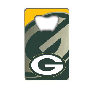 Fanmats Green Bay Packers Kreditkarten-Stil Flaschenöffner – 2 . x 3.25′′