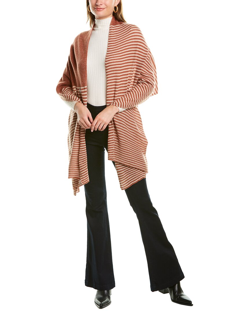 Portolano Streifen & Lurex Kaschmir Wrap
