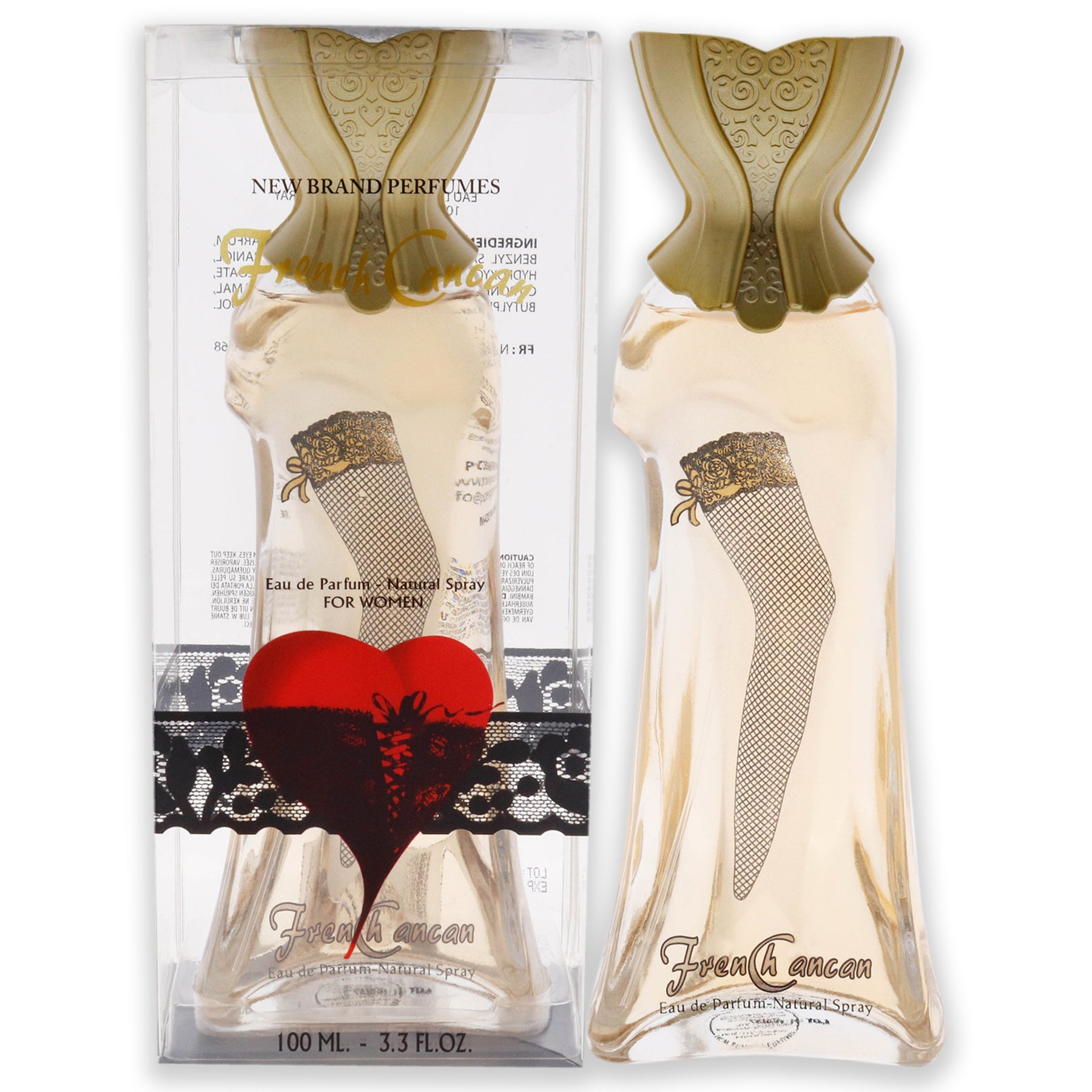 French Cancan von New Brand for Women – 3.3 oz Eau de Parfum Spray