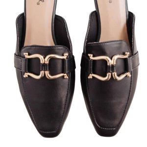 Ella Fae Slides in schwarz 7703591190588
